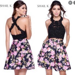 Shail K 2 piece short flowy and summery dress